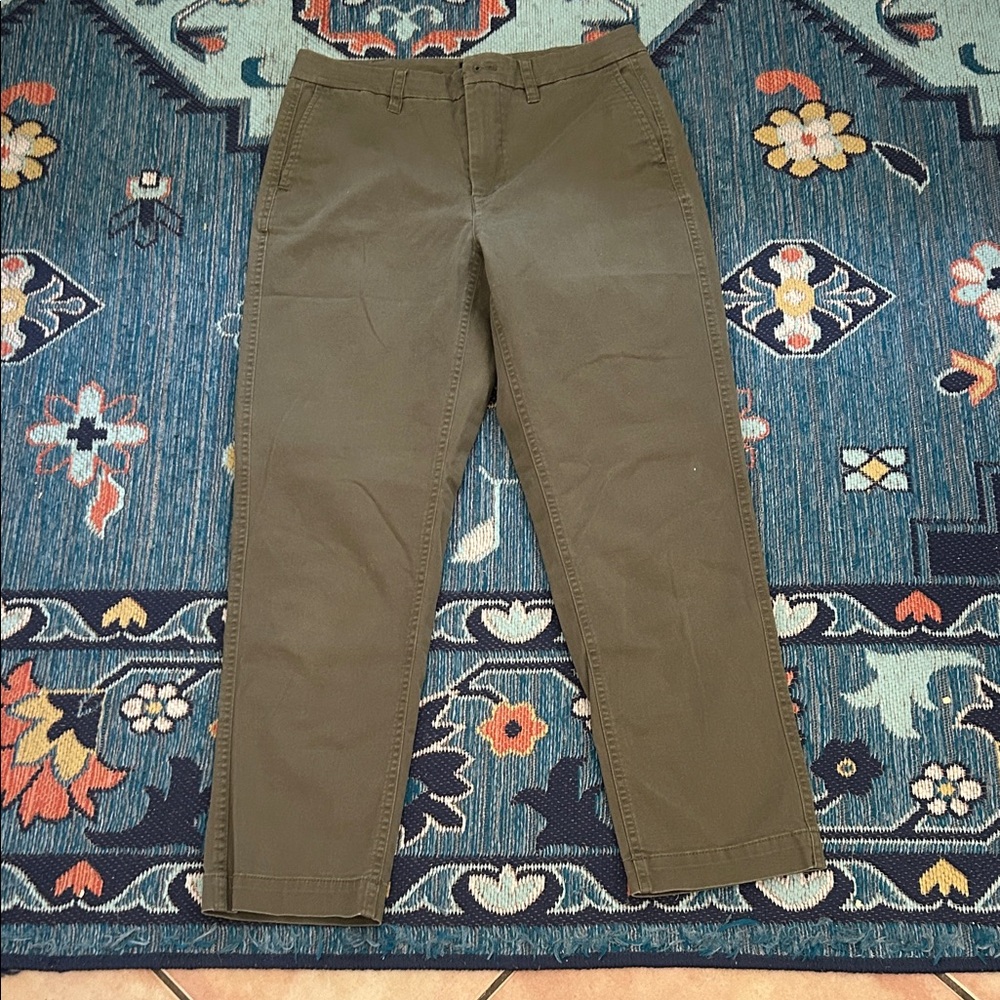 J. Crew woman’s green Chinos